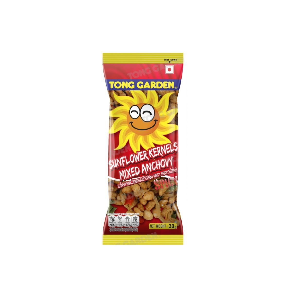 Tong Garden Sunflower Seed Mixed Anchovy 30g 