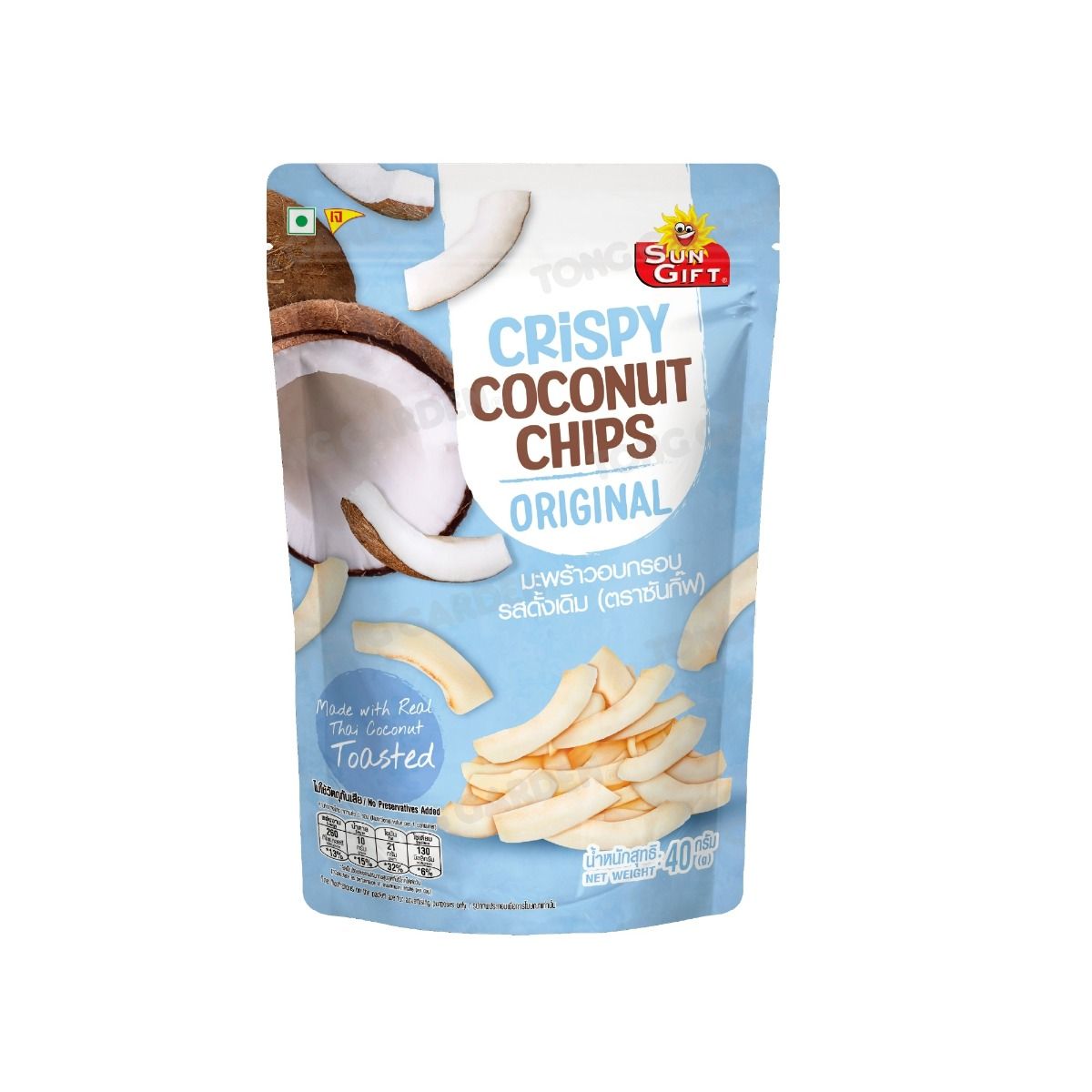 Sungift Crispy Coconut Chips 40g