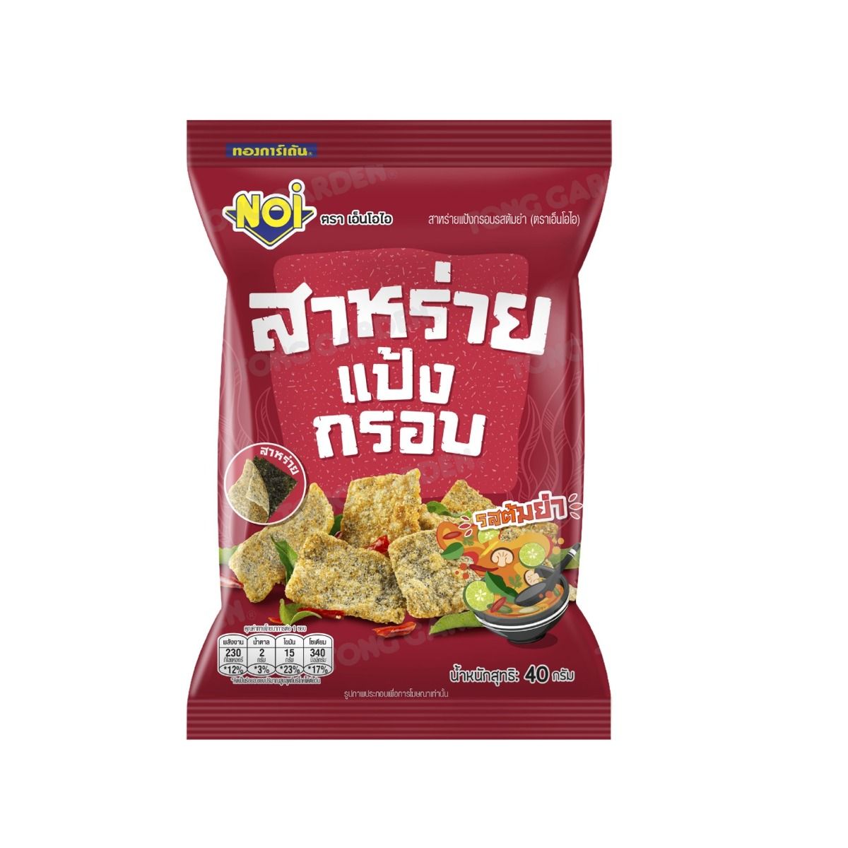Seaweed Rice Crisps Tom Yum Flavour 40g
